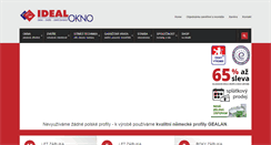 Desktop Screenshot of ideal-okno.cz