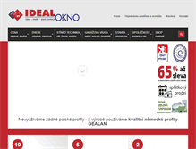Tablet Screenshot of ideal-okno.cz